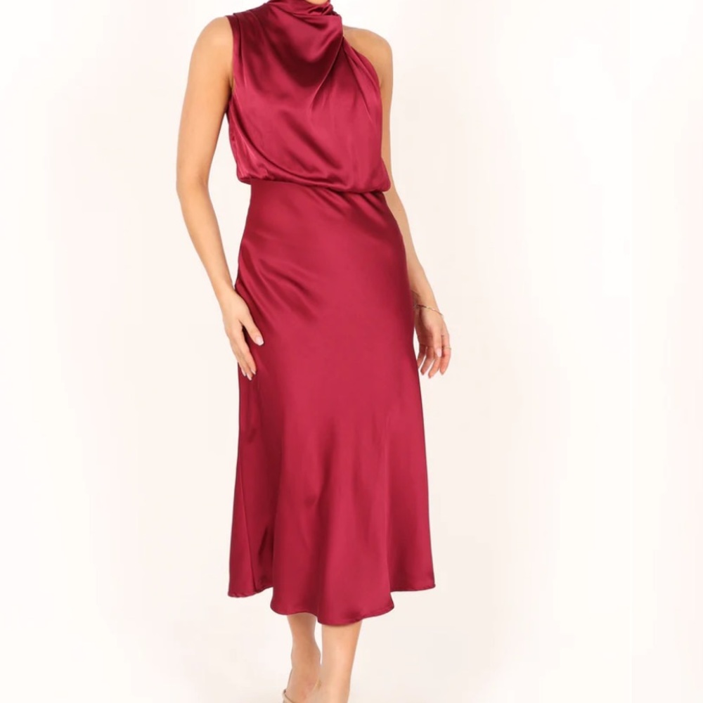 Petal & Pup - Annabelle Halter Neck Midi Dress